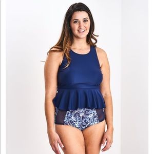 Latched Mama Nursing Swim Top and Bottoms